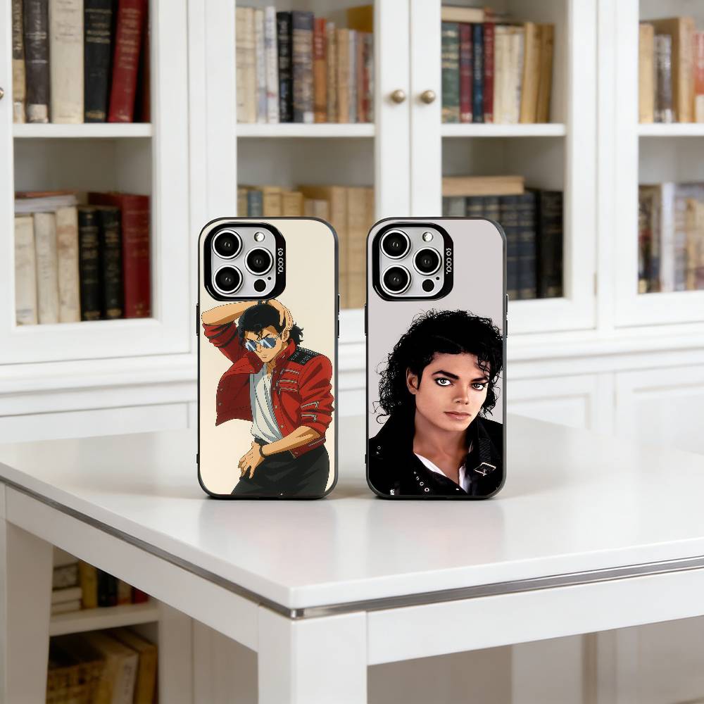 Чехол для телефона Michael Jackson для iPhone 17,16,15,14,13,12,11 Plus,Pro Max,XS, Цветной Серебристый Черный Чехол