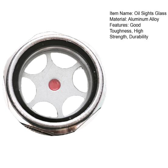 Указатель уровня масла Износостойкий алюминиевый сплав Указатель уровня масла с резьбой Поставка стеклянного оборудования