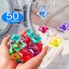 50Pack Laundry Beads Portable Travel Washing Laundry Pods Stain On The for Multifunctional Cleaner Stain Home Accessories