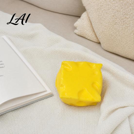 Relaxation Hand Toy Shapeable Cheese Squeeze Toy Anxiety Relief Triangle Sensory Portable Stress Reliever Slow Rising Cube Pinch Home Office Tool