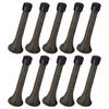 10Pcs Heavy Duty Spring Door Stopper with Rubber Bumper AntiCollision Wall Protector for Kitchen Bedroom Office