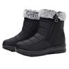 Women's Suede Snow Boots Cold Resistant And Warm Soft Soled Short Sleeved Cotton Boots