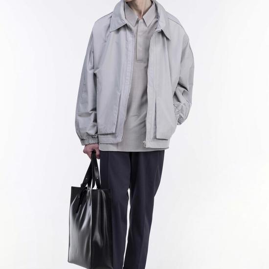 Gio Sanggio Balloon Cocoon Hoodie Gray ZF2JP204GY