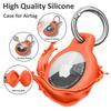 TPU Cover for Apple Air Tag Holder with Keychain Protective Shell Tracker Accessories Anti-scratch Sleeve For Apple Air Tag Case 2