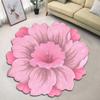 Baby Crawl Special-shaped Flower Carpet Peony Pastoral Blanket 60x60cm Magnolia Door Gasket Living Room Tea Table Bedside