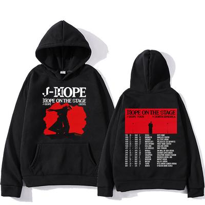 Kpop J-Hope Новые худи J-Hope Hope on The Stage Tour 2025 Толстовки Унисекс Повседневная одежда Хип-хоп Мода Эстетичный Пуловер