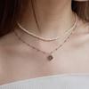 OVT-U Heart & Pearl Two-Way Necklace