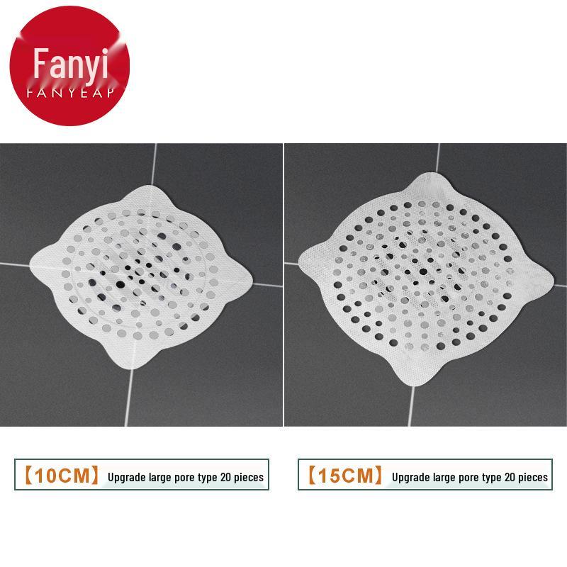 Одноразовый слив для пола в ванной с фильтром для волос - Сетка против засоров