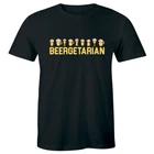 Смешная мужская футболка Beergetarian Пивной вегетарианец Любит вечеринки с выпивкой