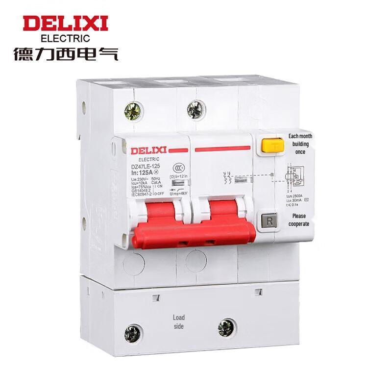 DELIXI DZ47LE-125 Residual Current Circuit Breaker