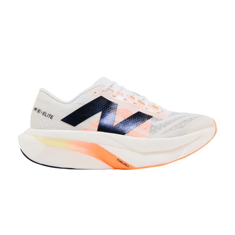 Женские кроссовки New Balance FuelCell SuperComp Elite v4 Белый Angora Горячий Манго (Женский)