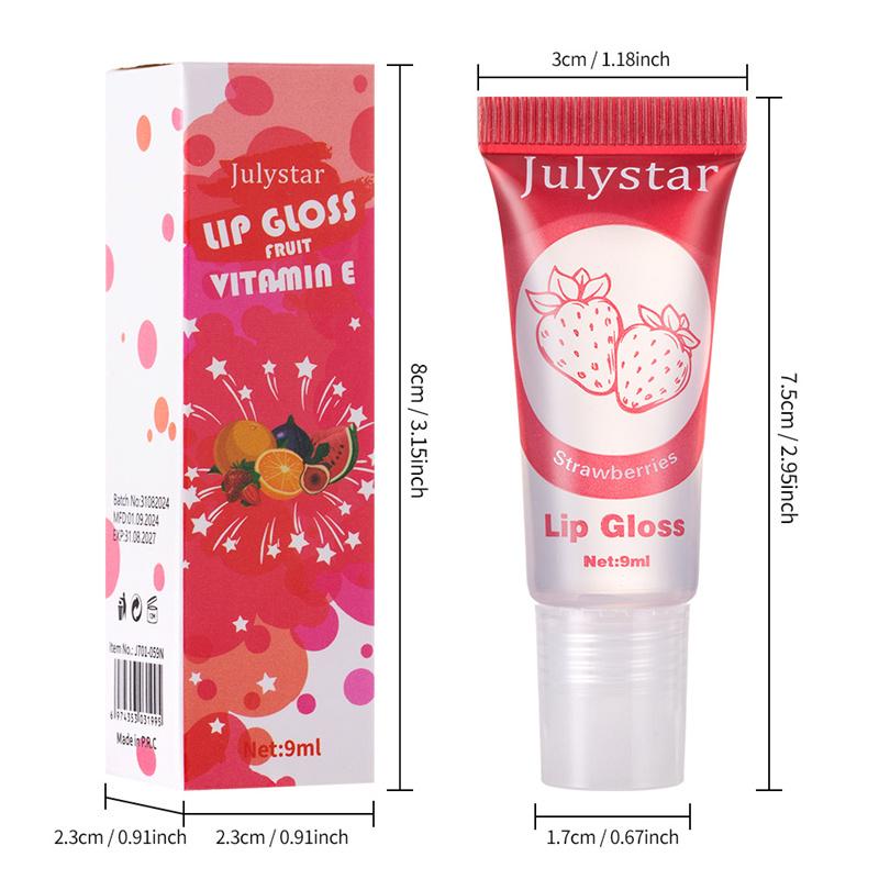 Многоцветная увлажняющая вода с фруктовым вкусом, легкое масло для губ с витамином Е, устраняющее морщины на губах, длительное увлажняющее средство против трещин на губах
