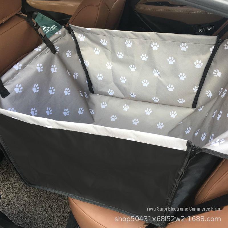 Водонепроницаемый двухслойный коврик для автомобиля для кошек и собак