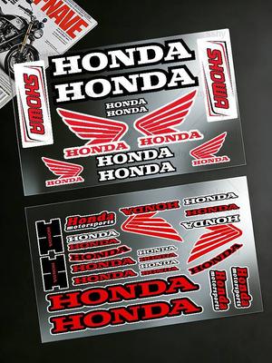 Для HONDA Наклейки Мото Наклейка Кузов Авто Бампер Окна Мотоцикл Ноутбук Стены Виниловая Наклейка Авто Тюнинг Аксессуары4RE