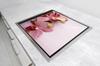 Glass stovetop protector 50x52 Flower