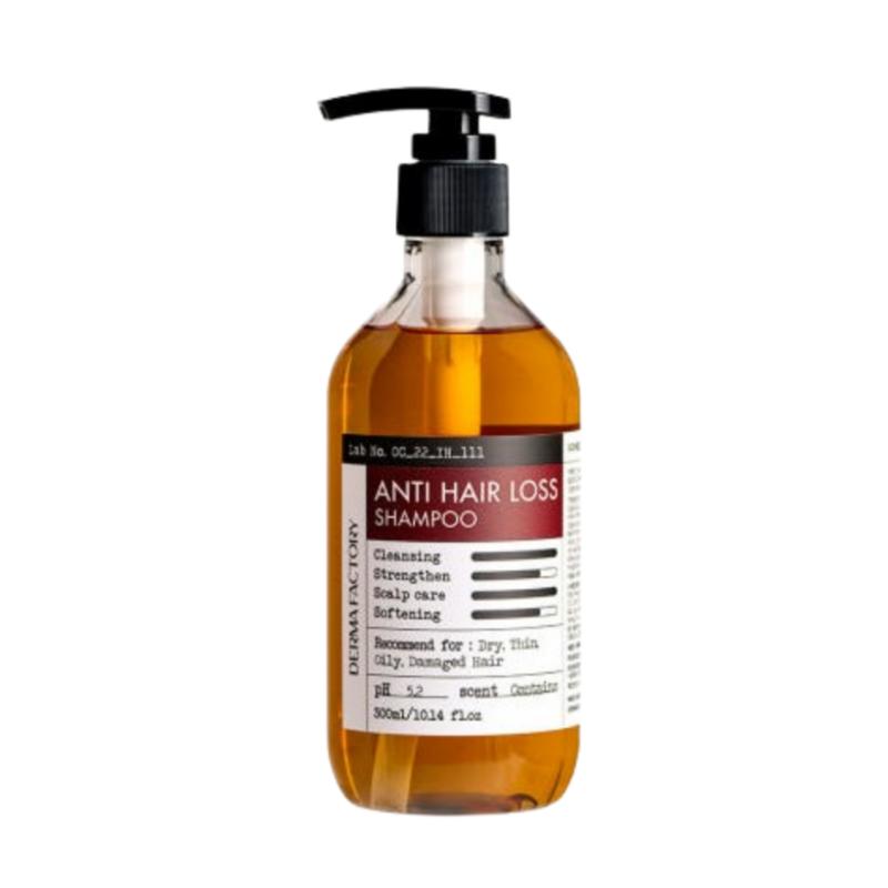 DERMA FACTORY Пивные дрожжи Шампунь против выпадения волос 300мл