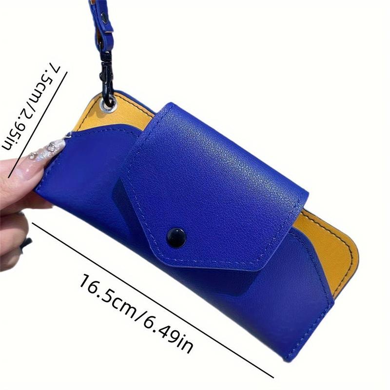 Glasses Case Women Leather Soft Glasses Bag  Portable Sunglasses Box Bag Accessories Eyeglasses Case Sunglasses Box