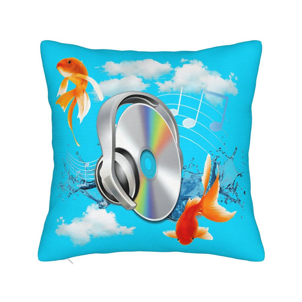 Наволочка с принтом кота в стиле Frutiger Aero Наволочка для стула, дивана, домашнего декора, современные наволочки