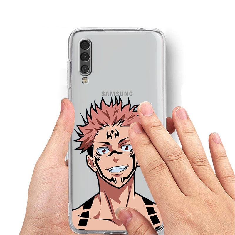 Чехол Anime Jujutsu Kaisen для Samsung Galaxy A71 A22 5G A52 A12 A13 A72 A73 A11 A33 A41 A31 A32 A51 A53 A21s Силиконовый чехол