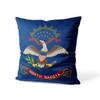 Aertemisi 18'' X 18'' North Dakota Square Throw Pillow Cushion Covers Cases Pillowcases For Sofa 45Cm X 45Cm