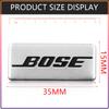 Bose Значок с логотипом-буквой алюминиевый 3D наклейки для автомобильной аудиосистемы Для bmw Dacia Alfa Romeo Lada Skoda Hyundai Infiniti Volvo Jaguar