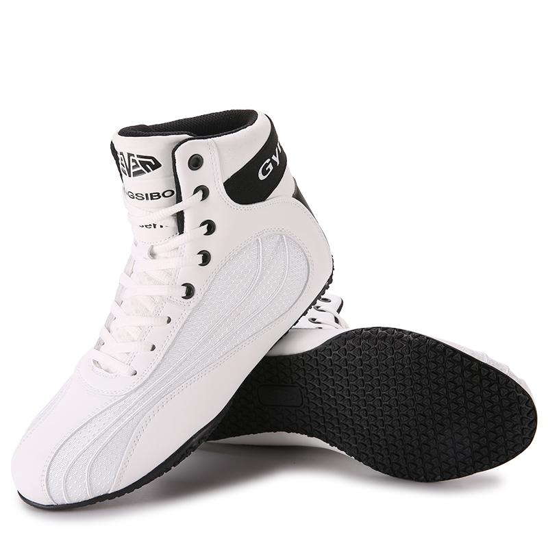 New Wrestling Shoes Men Boxing Shoes Women Light Weight Wrestling Footwears Mens Sneakers Squat Flats Size 36-46