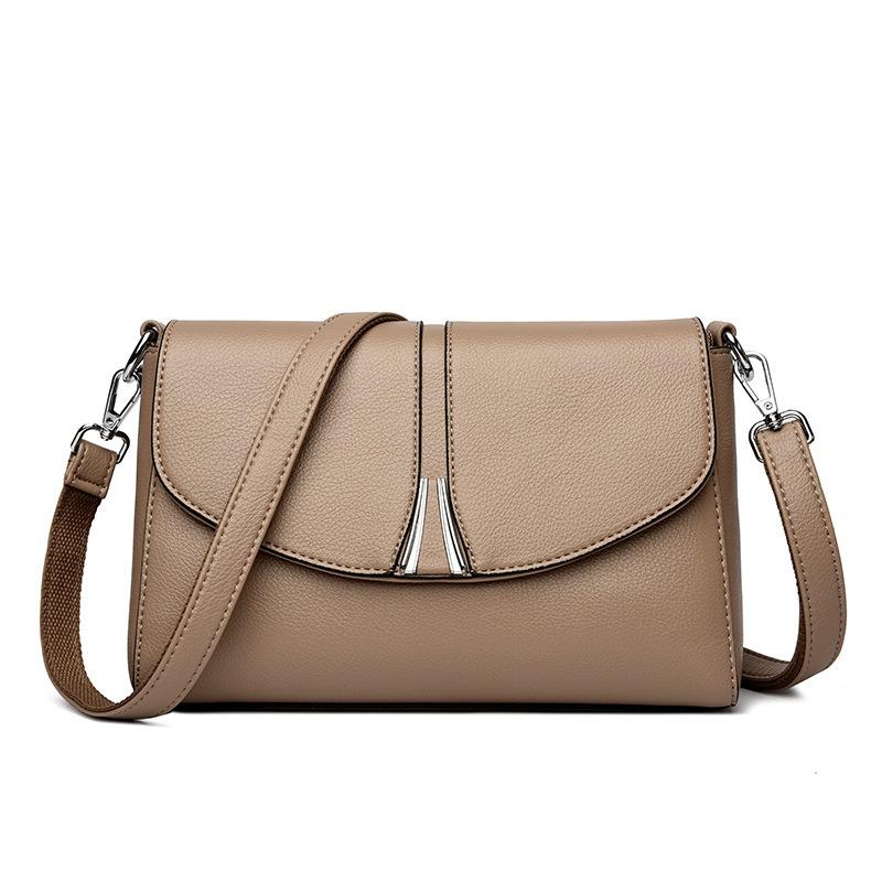 Women's Bag New Fashion Mother Messenger Bag Simple Portable Shoulder Small Square Bag