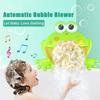 Baby Bath Toy Big Frogs Automatic Bubble Maker Music Bubble Maker Bathtub Soap Machine Toys for Children