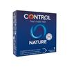 Condoms - CONTROL NATURE - 3 UNIT - Latex - Transparent - Lubricated