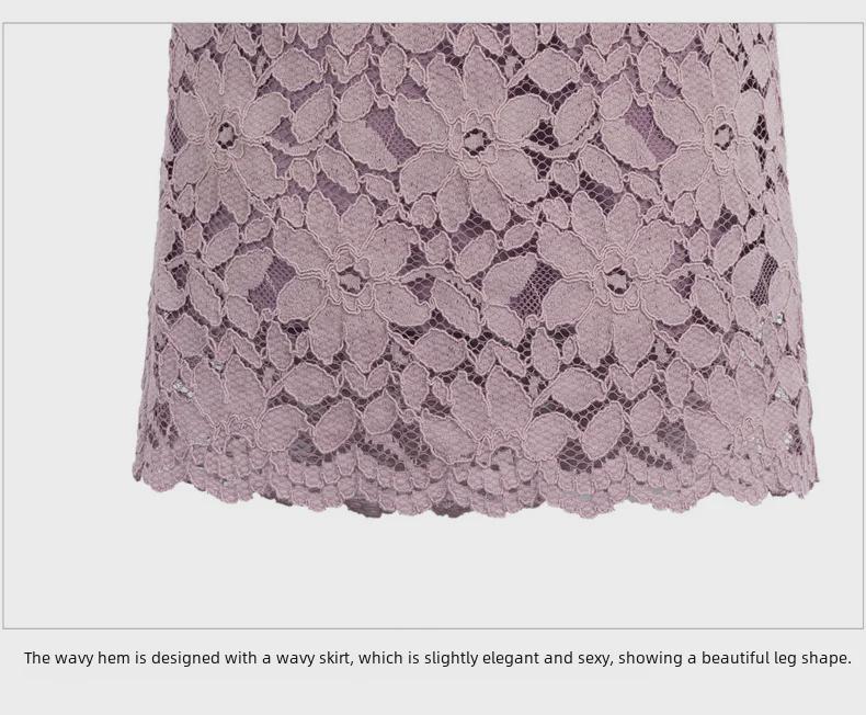 Женская летняя кружевная юбка – европейский и американский стиль, популярный модный дизайн (#8552)