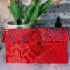 Year of the Horse Silk Brocade Red Envelopes with Hot Stamping Embroidery for Weddings and New Year