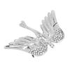 Angel Brooch Pin Alloy Rhinestone Collar Pin Coat Sweater Decorative Accessories Sliver