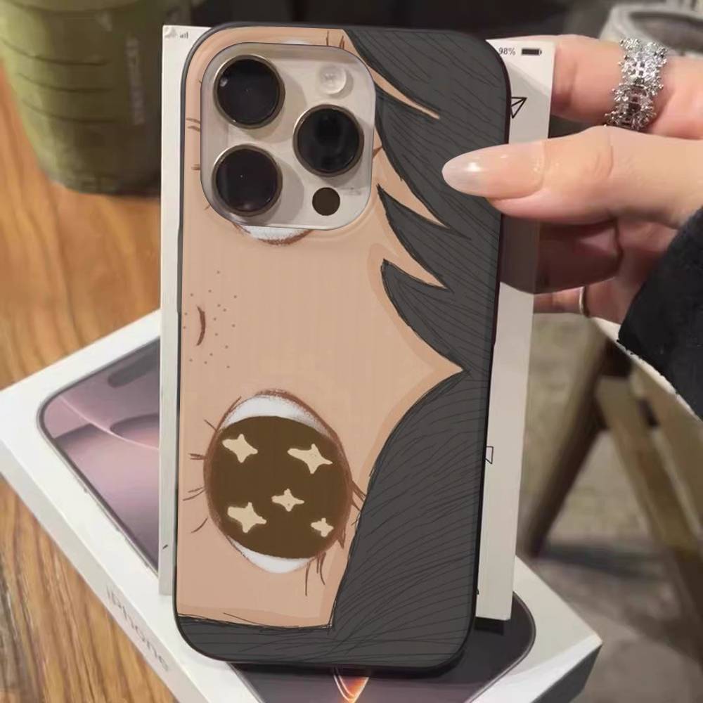 Чехол для телефона с большими глазами, девушка из комиксов, для IPhone 17 16 15 14 13 12 11 Pro Max Plus, гофрированный бампер, задняя крышка