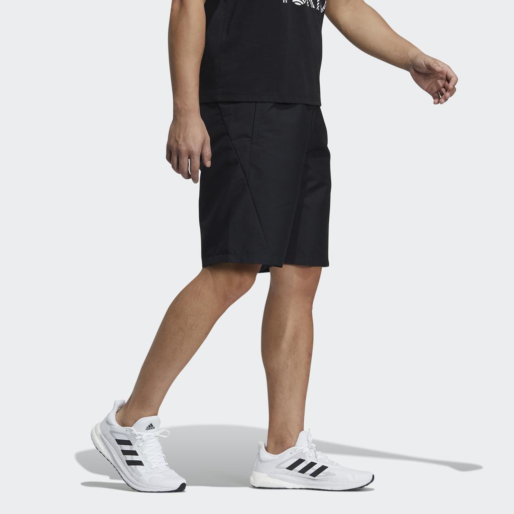 adidas M Mh Тканые шорты дышащие мужские шорты с буквенным принтом черные GN0802