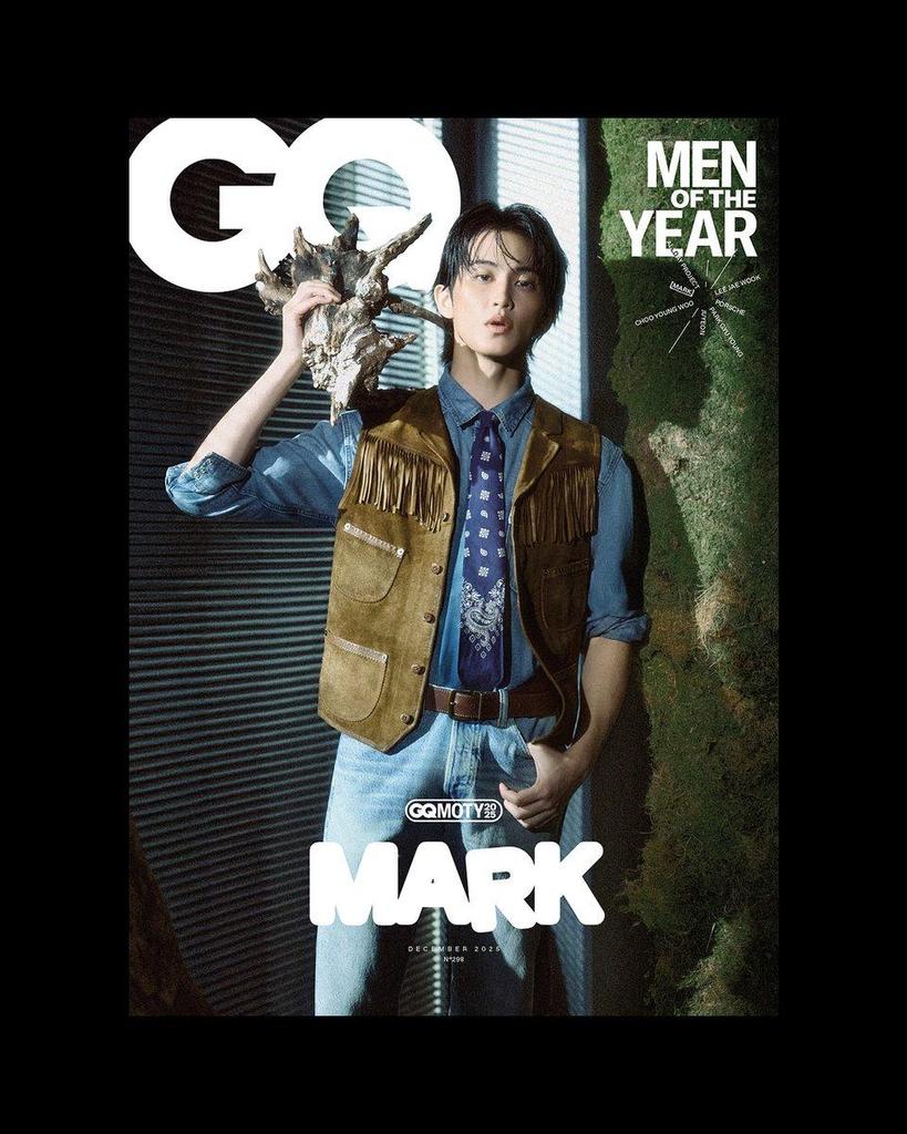 GQ Korea 2025 December BIrunello Cucinellli, All Day Project, Mark, Lee Jae-wook, Chu Young-woo, Park Gyu-young