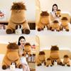 Adorable New Style Plush Working Pony Toy Cuddly Stuffed Animal Pillow Gift For Girls