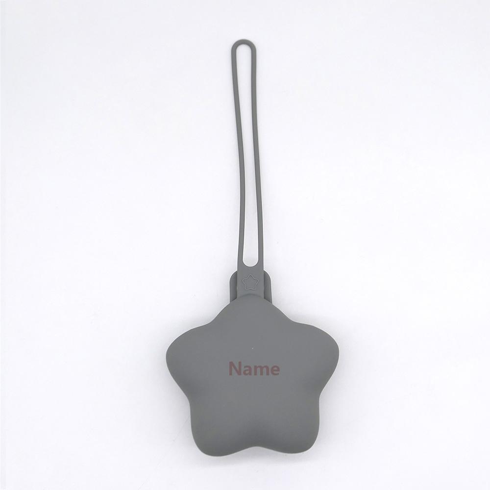 Бесплатная печать имени Подарок-сюрприз Ящик для хранения детских вещей Чехол для пустышки Силиконовая сумка Более продуманный и уникальный