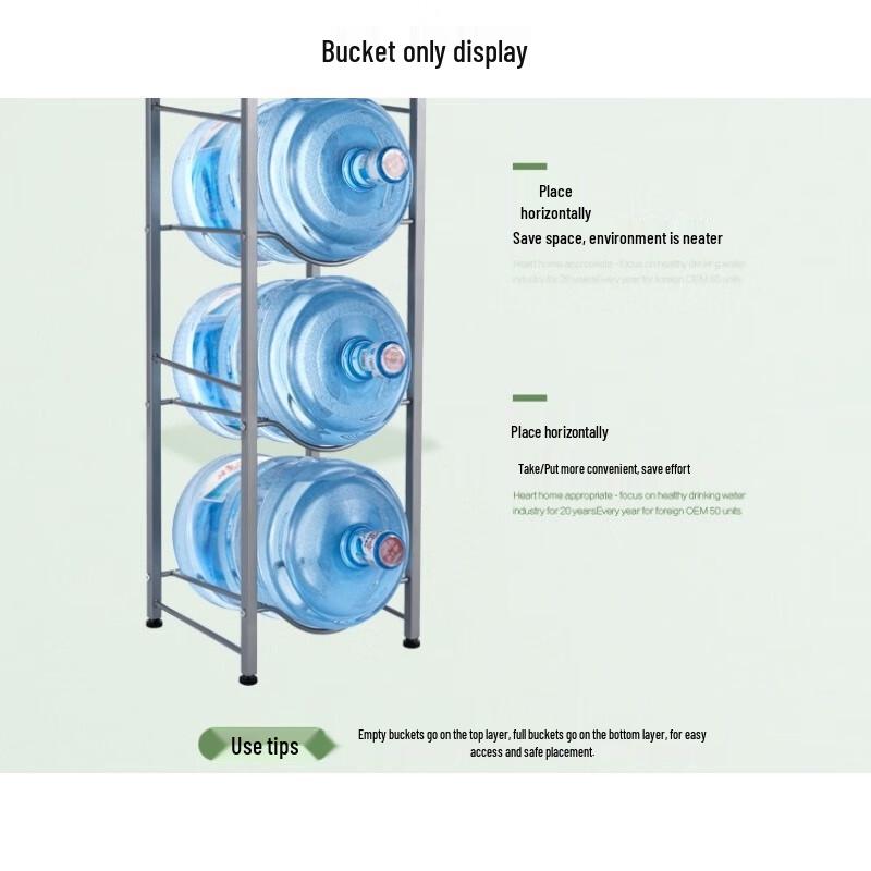 Floor-Standing Water Bottle Storage Rack