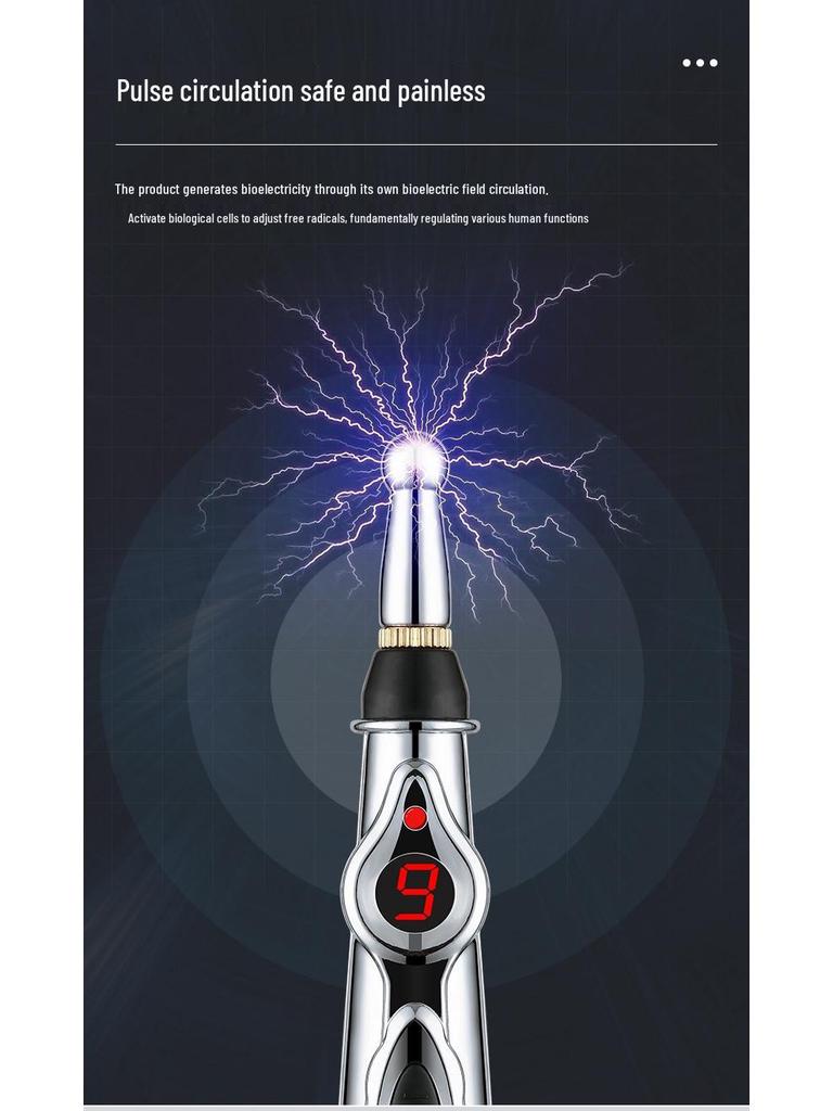 Многофункциональная электронная ручка для акупунктурного массажа меридианов