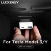 LUCKEASY For Tesla Model 3 Model Y Central Control USB Shunt Hub Car Decoration Accessories 27W Quick Charger Docking Station