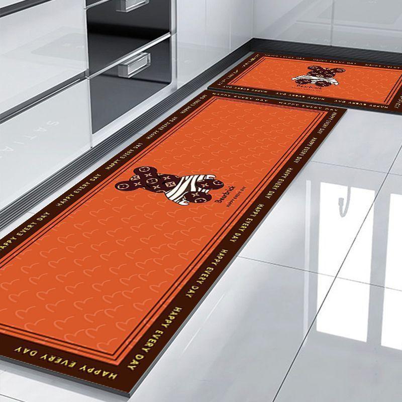 Minimalist Kitchen Non-Slip Mat: 3mm Wear-Resistant Diatomaceous Earth Mat—Absorbs Water and Dries Quickly, Stain-Resistant and Non-Slip