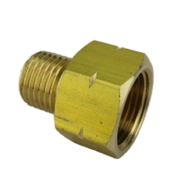 Practical Copper Gas Stove Connectors 3/8Inch 1/4Inch Left Hand Thread Adapters Convenient for Outdoor Cooking