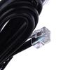 Rj12 6P6C 1/2/3/5M Кабель для передачи данных, Модульный шнур для передачи данных «папа-папа», Прямая разводка, Распайка контактов, Телефонный шнур для трубки, Голосовой удлинительный кабель