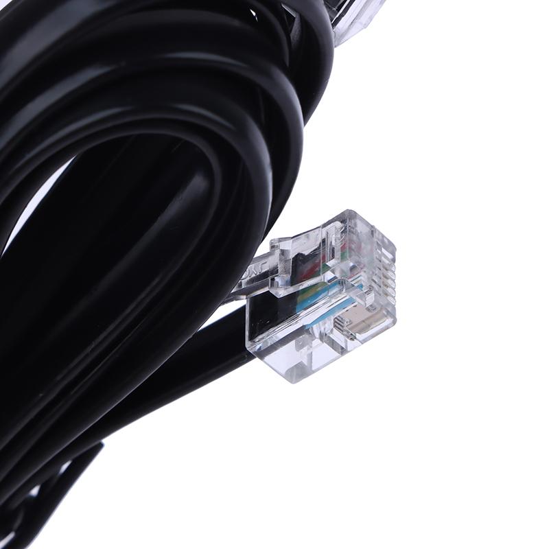 Rj12 6P6C 1/2/3/5M Кабель для передачи данных, Модульный шнур для передачи данных «папа-папа», Прямая разводка, Распайка контактов, Телефонный шнур для трубки, Голосовой удлинительный кабель