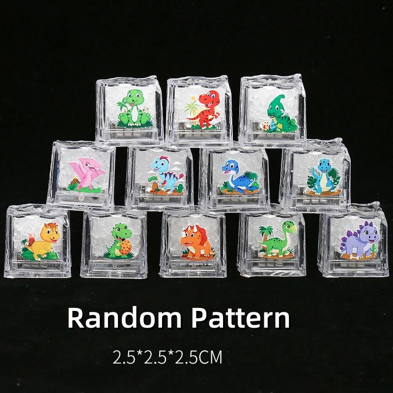 6/12 ШТ. Детская игрушка для ванны, имитация кубика льда, датчик жидкой воды, многоразовый светящийся мигающий кубик льда для ванны, бассейна