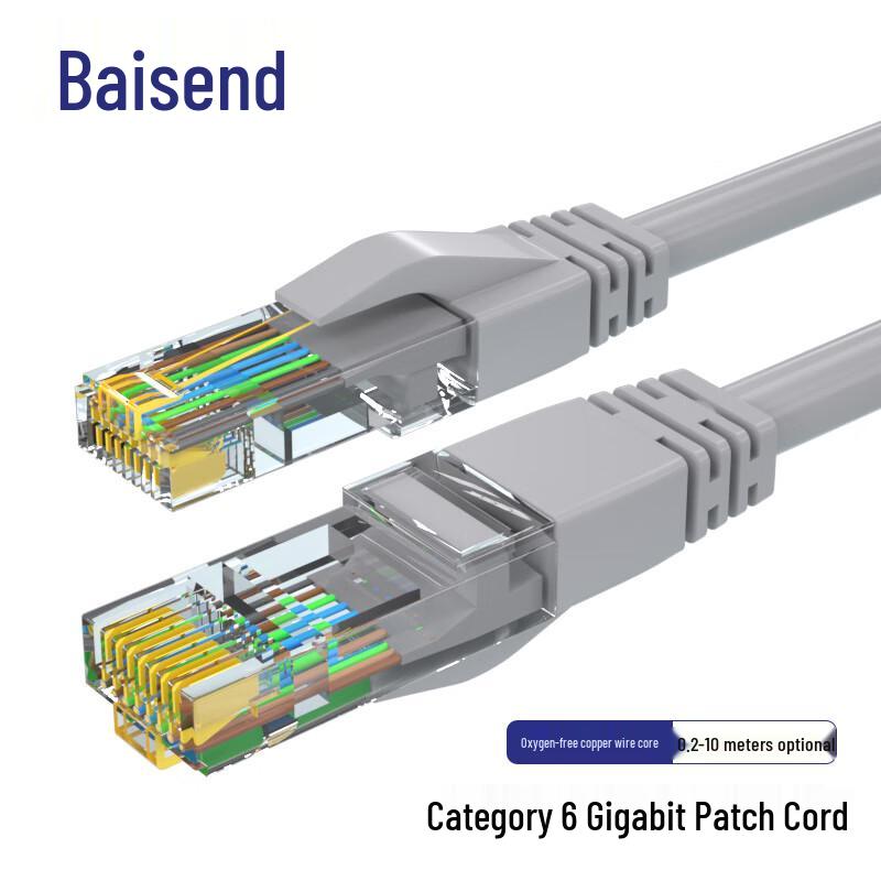 Сетевой патч-корд BOSENDE Cat5e/Cat6 Gigabit Ethernet