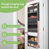 1/2Pcs 4-Shelf Hanging Storage Organizer Over The Door Organizer with Hooks and Removable Drawer Large Capacity Home Storage Bag