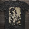 Винтажная футболка Patti Smith из плотного хлопка, черная, все размеры, унисекс, классическая рубашка TR085