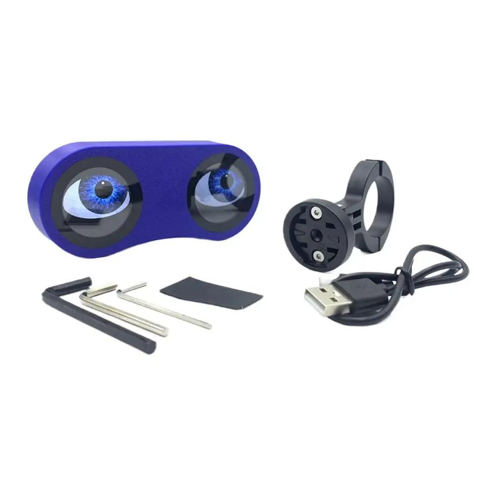 Умный задний фонарь для велосипеда «Дьявольские глаза», водонепроницаемый светодиодный задний фонарь для велосипеда/мотоцикла для ночной езды, с подзарядкой Type-C N6V3