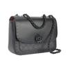 New COACH Madison Leather Small Square Bag Shoulder Bag Crossbody Bag Women's Black C3758-MWQV8